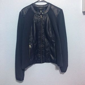 Navy Blue Faux Leather Style & Co. Jacket